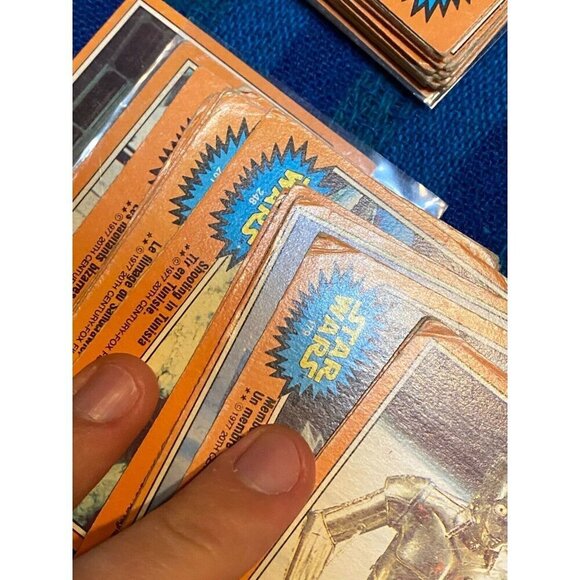 Vintage 1977-1983 OPC Star Wars Series 5 Trading Card Lot & ROTJ PR-MT - Picture 10 of 12